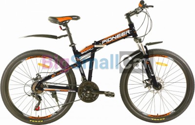 Дорожные велосипеды PIONEER SHUTTLE 26/17 black-orange-white